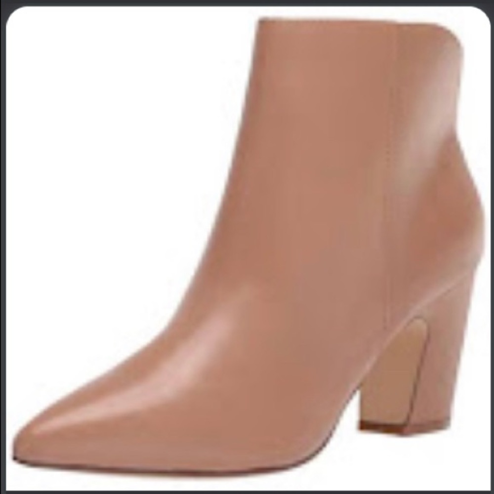 Marc Fisher Cania taupe bootie
